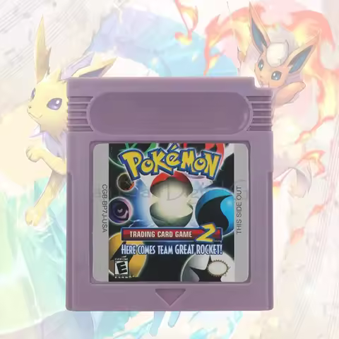 GBC Game Cartridge pokemon Trading Card 2 16 Bit Video Game Console Card English Language USA Versio