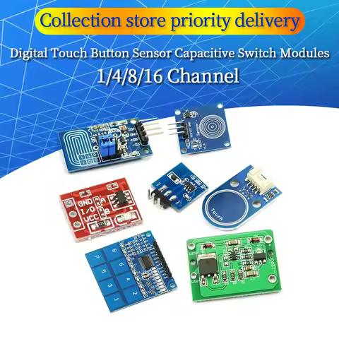 1/4/8/16 Channel TTP223 TTP224 TTP226 TTP229 Jog Digital Touch Button Sensor Capacitive Switch Modul