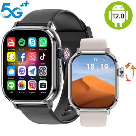 VP39 5G Smartwatch S11 Plus 5G LTE Android 12.0 Smart Watch With 190Β° Rotating Camera GPS WIFI Compa