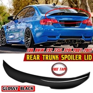 PSM Style Car Rear Trunk Boot Lip Spoiler Wing Lip For BMW E92 335i 328i 2007-2012 Rear Trunk Spoile