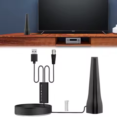 TV Antenna Indoor with Amplifier Signal Booster HD Digital TV Antenna Indoor Outdoor Digital Antenna