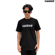 Harder Basic Grunge Typo T-Shirt