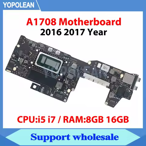 Tested A1708 Motherboard for MacBook Pro Retina 13" A1708 Logic Board i5 i7 8GB 16GB 820-00840-A 820
