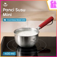 One Two Cups Mini Milk Pan Stainless Steel 410 Dual Drainage - HK1