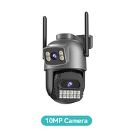 Hamrol 20MP 10X Zoom 4 Lensa 5G/2.4GHz WiFi Kamera Ptz 10MP 5X Lensa Ganda Pelacakan Otomatis CCTV O