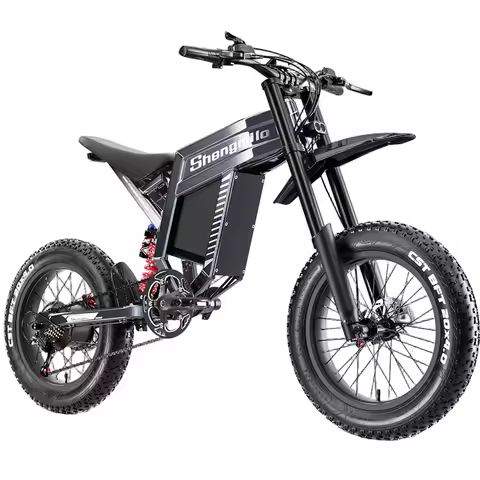 20" Electric fat tire dirt E Bike For Adults,1500W Peak Motor Ebike 43Mph 62Miles 60V 30AH Adults El