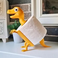 【MT】 3D Printed Dinosaur Toilet Paper Towel Holder Cute Cartoon Auto Inner Accessory