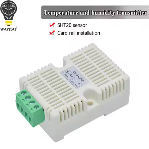 XY-MD02 Sensors Modbus Temperature and Humidity Transmitter RS485 Serial Communica Temperature RTU A