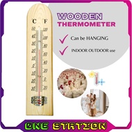 Wooden Thermometer Thermometer Temperature Meter Outdoor Indoor Thermometer Analog Room Garden