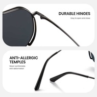 Cyxus Aviator Polarized Sunglasses For Men TAC Uv400 Lens