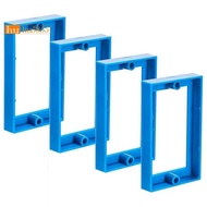 4Pcs 1/2Inch Single Gang Outlet Box Extender,Electrical Outlet Extender Receptacle Extender Outlet E