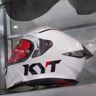 Helm Full Face KYT R2R Solid White