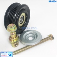 ลูกรอก พร้อมน็อต สำหรับตั้ง สายพาน 5ร่อง 5pk MIJ-T415-2 BR0004 AC Idler Pulley and Belt Tensioner ลู