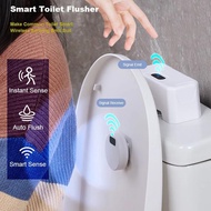 Automatic Toilet Flush Button Induction Toilet Flusher External Infrared Flush Smart Home Kit Smart Toilet Flushing Sensor