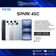 TECNO SPARK 40C I (4/8GB+ 128/256GB) Mediatek Helio G81 I 6000mAh Battery I 18W Fast Charge