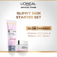 [GLOW CHANGER] L'Oreal Paris Glycolic-Bright Glowing + Brighter Skin Entry Pack (Set of 2)