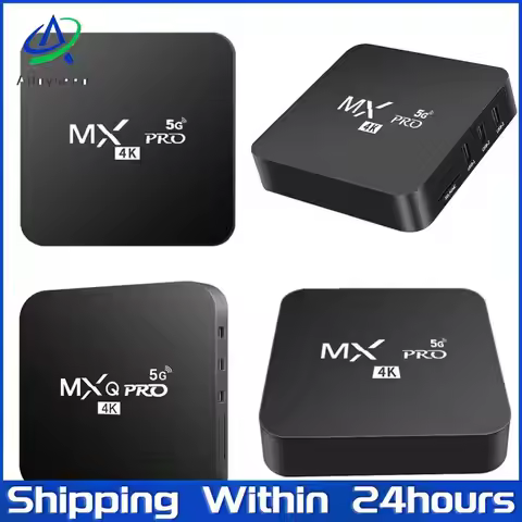 New Smart TV Box MXQ-PRO 4K HD Android 12 Smart TV Box 2.4/5G Dual-WIFI 3D Video Media Player Home T