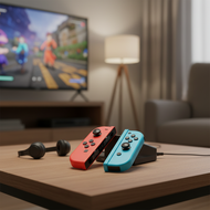 JoyPad for Nintendo Switch OLED Controller with 6-Axis Gyro, Wireless Gamepad Joystick, and Wake Up 