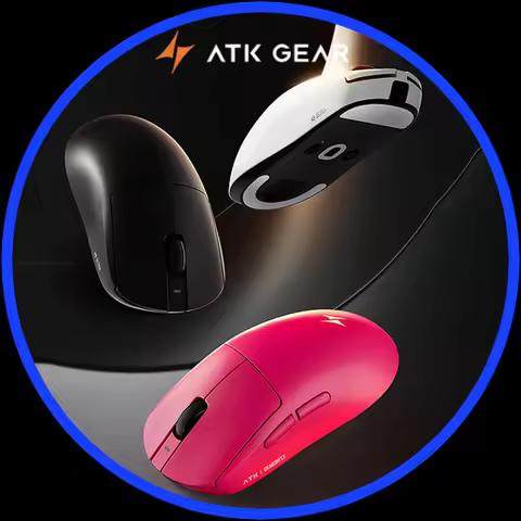 ATK A9 Ultra Wireless Gaming Mouse A9/A9 SE/A9 Plus/A9 Pro Tri Mode 8K 53g Lightweight E-sports Gami