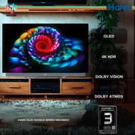 Haier H65C900UX 65" OLED 4K UHD Google Smart TV HDR Dolby Atmos & Dolby Vision IQ TV Pintar Google
