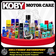 KOBY 100% GENUINE MAINTENANCE CARE PRODUCTS BRAKE CLEANER TIRE POLISH CVT SPRAY HELMET FOAM CHAIN LU
