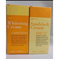 rdl whitening cream / rdl sunblock cream 25ml original from phillipines