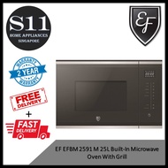 EF EFBM 2591 M 25L BUILT-IN MICROWAVE OVEN WITH GRILL FAST DELIVERY * 2 YEARS LOCAL WARRANTY