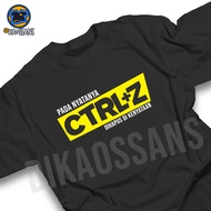 T-shirt IN ITS CTRL Z Tshirt distro cotton combed 30s UNISEX T-SHIRT WORDS INFORMATICS TECHNOLOGY