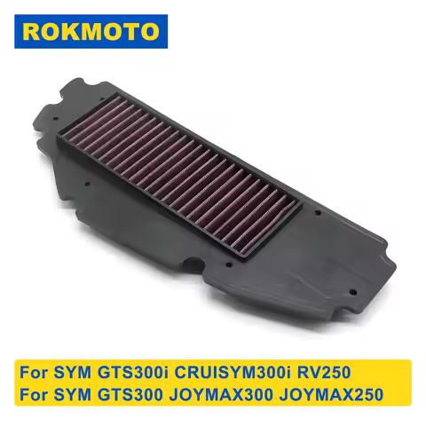Motorcycle High Flow Air Filter Intake Cleaner Element For SYM GTS300 GTS300i JOYMAX 250 300 CRUISYM