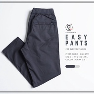 GOODWIN - 9711 EASY PANTS กางเกงขายาว ผู้ชาย ผ้ายืด เอวยืด มีเชือกผูก