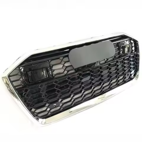 Car Front Bumper Grille for Audi RS6 for A6/S6 C8 2019 2020 2021 (Refit for RS6 Style) Car Accessori