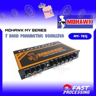 MOHAWK MY SERIES 7 BAND CAR AUDIO PRE AMP PARAMETRIC EQUALIZER
