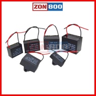 Fan Capasitor Kapasitor Kipas Siling Motor Fan Capacitor // 1/1.2/1.5/1.8/2uf 2.5/3uf 3.5uf 4uf 4.5u