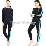 Women's diving swimsuit long swimsuit swimsuit 2-Piece long adult Surfing swimsuit