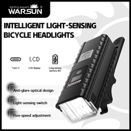 WARSUN WH01  -  WARSUN WH01 Lampu Kepala Basikal Sangat Terang - Lampu Suluh Malam untuk Basikal Gun