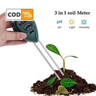 Alat Pengukur Kesuburan Tanah 3 in 1 Kelembaban Suhu Temperatur pH