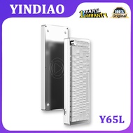 YinDiao Y65L Wired Keyboard Aluminum Tuo Tuo Custom Mechanical Keyboard Kit Gasket structure RGB ful