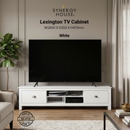 Synergy House Lexington TV Cabinet 6FT | Fits Up to 65” TV | Kabinet TV Storage Unit with Drawers
