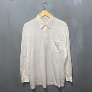 KEMEJA Ysl pour homme Long Sleeve Shirt