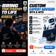 AUTOMATED TRADING EA | Custom Expert Advisor MT4 MT5 | Forex Gold XAUUSD | Trading Robot