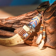 【原風藝站】頭目山豬獠牙鑰匙圈 | 原住民 族服 台灣印象 豐年祭