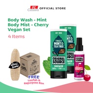 Original Source Body Wash Mint &amp; Cherry Vegan Set X DemiBumi