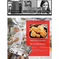 Multi-function deep fryer Commercial 304 stainless steel deep fryer gas type fries fryer kitchenwar