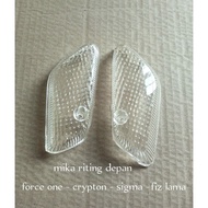 Right front turn signal mica whiteKiri old crypton sigma fizForce One