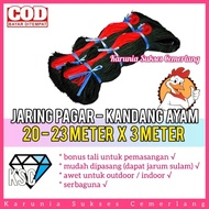 CHICKEN FENCE NET WITH BONUS ROPE / CHICKEN CAGE NET / 3 METER CHICKEN NET / GARDEN FENCE NET / NYLO