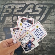 ELLA USA / STICKER ELLA USA / ELLA USA REFLECTIVE / STICKER BEAST ART