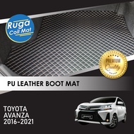 TOYOTA AVANZA ( 2016 - 2021 ) Karpet Bonet Kulit PU PREMIUM QUALITY PU Leather Boot Carpet