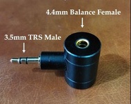 ［實體商店］HiFi Grade 3.5mm TRS Male to 4.4mm balance Adaptor, 4.4mm to 3.5mm, 3.5mm to 4.4mm, 3.5mm轉4.4mm, 4.4mm轉3.5mm（3.5轉4.4）（4.4轉3.5）