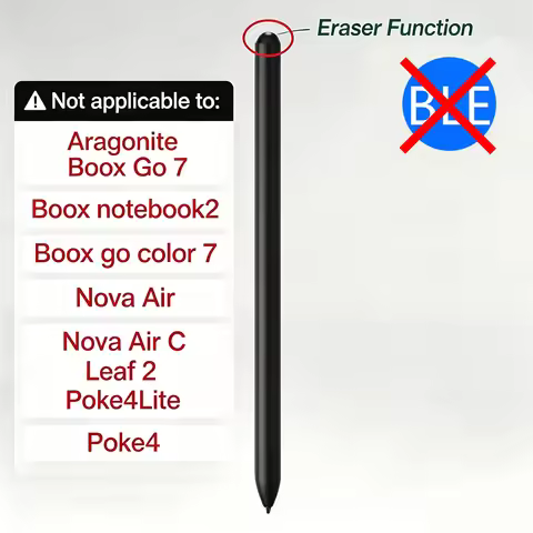 Stylus Pen for BOOX Pen 2/Pen 3 with Eraser for BOOX Compatible with Tablet Note Air 3 C E lnk Table