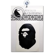 BAPE Logo Cutting Sticker for Car Motorcycle Accessories